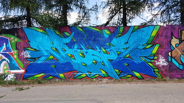 Graffiti Wall - Photo by NupzerOne - Nupz, jam, tarnów (2018)