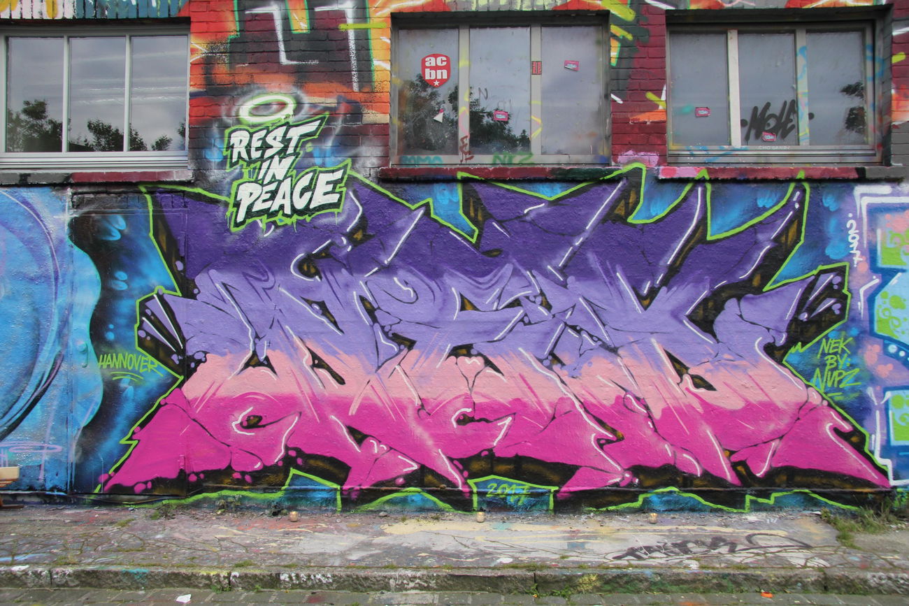 Graffiti Wall - Photo by NupzerOne - Glocksee, Hannover, Nek