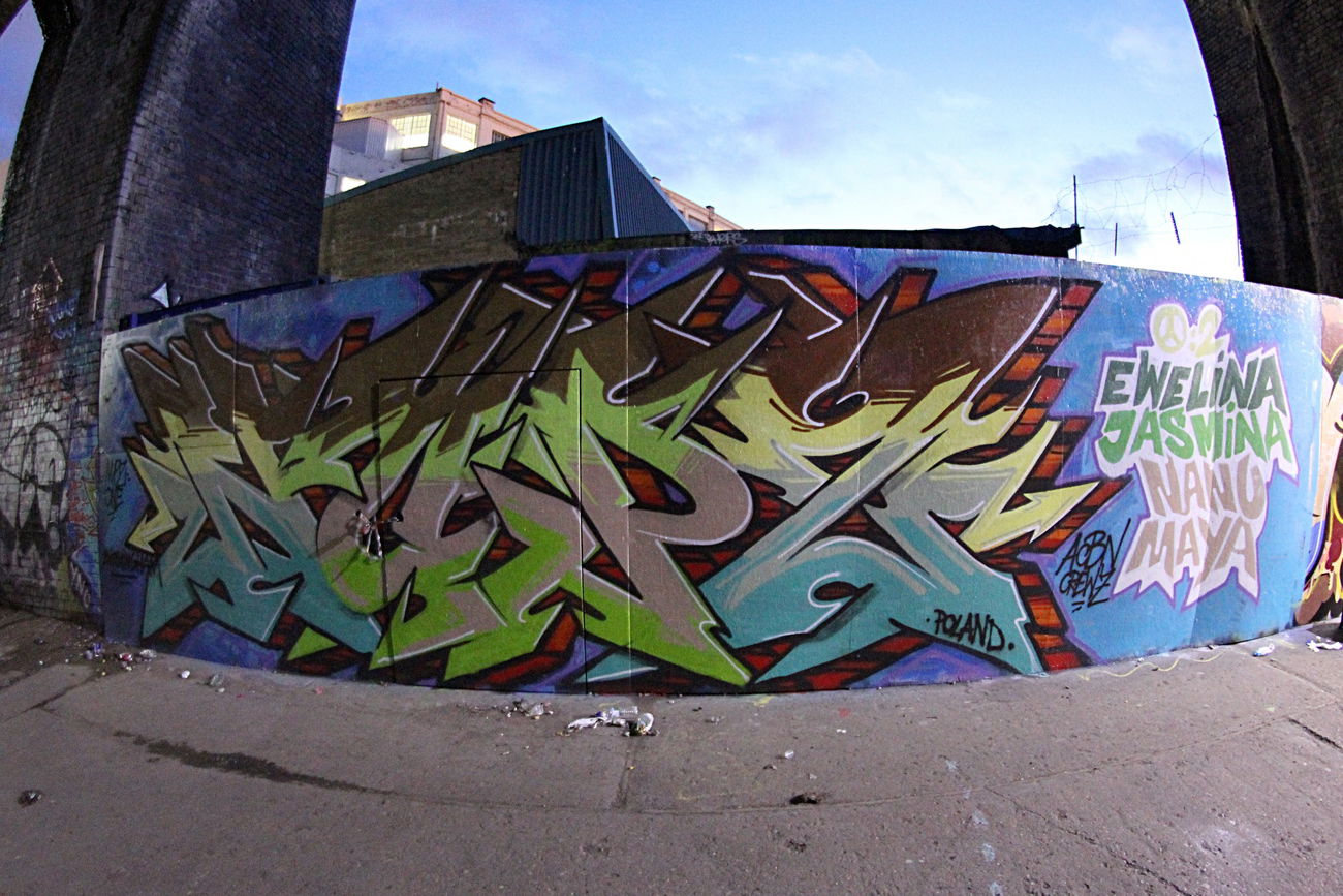 Graffiti Wall in Birmingham - Photo by NupzerOne - Birmingham (2018)