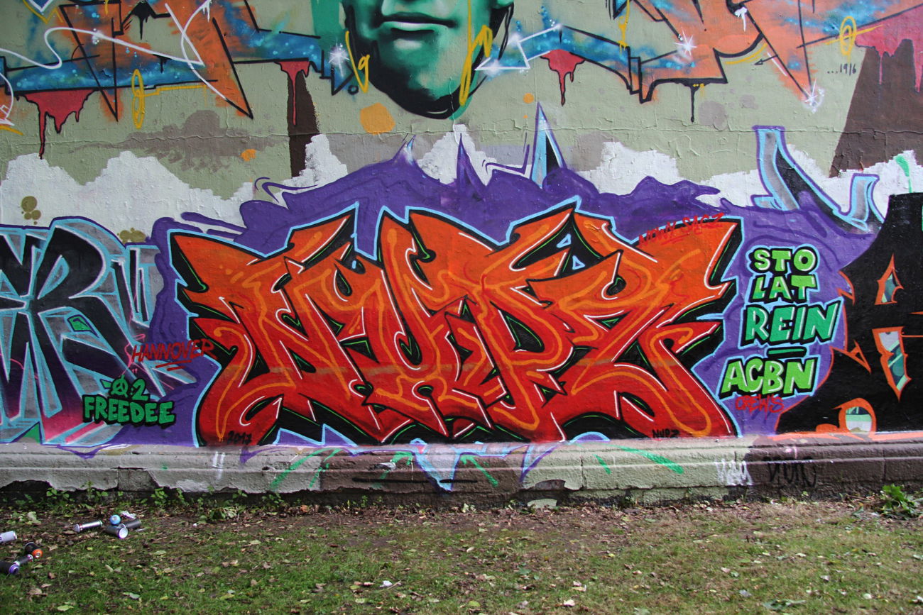 Graffiti Wall in Hanower - Photo by NupzerOne - bunker