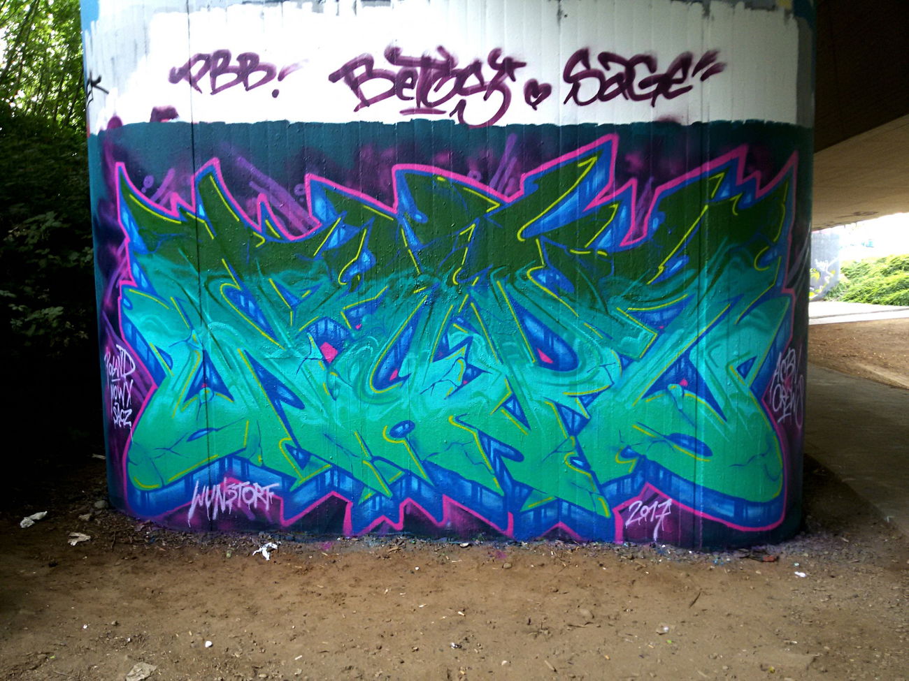 Graffiti in Niemcy - Photo by NupzerOne - Nupz, Wunstorf (2017)