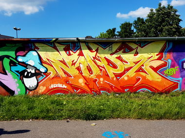 Graffiti Wall - Photo by NupzerOne - NowySącz, Nupz, Kont (2019)