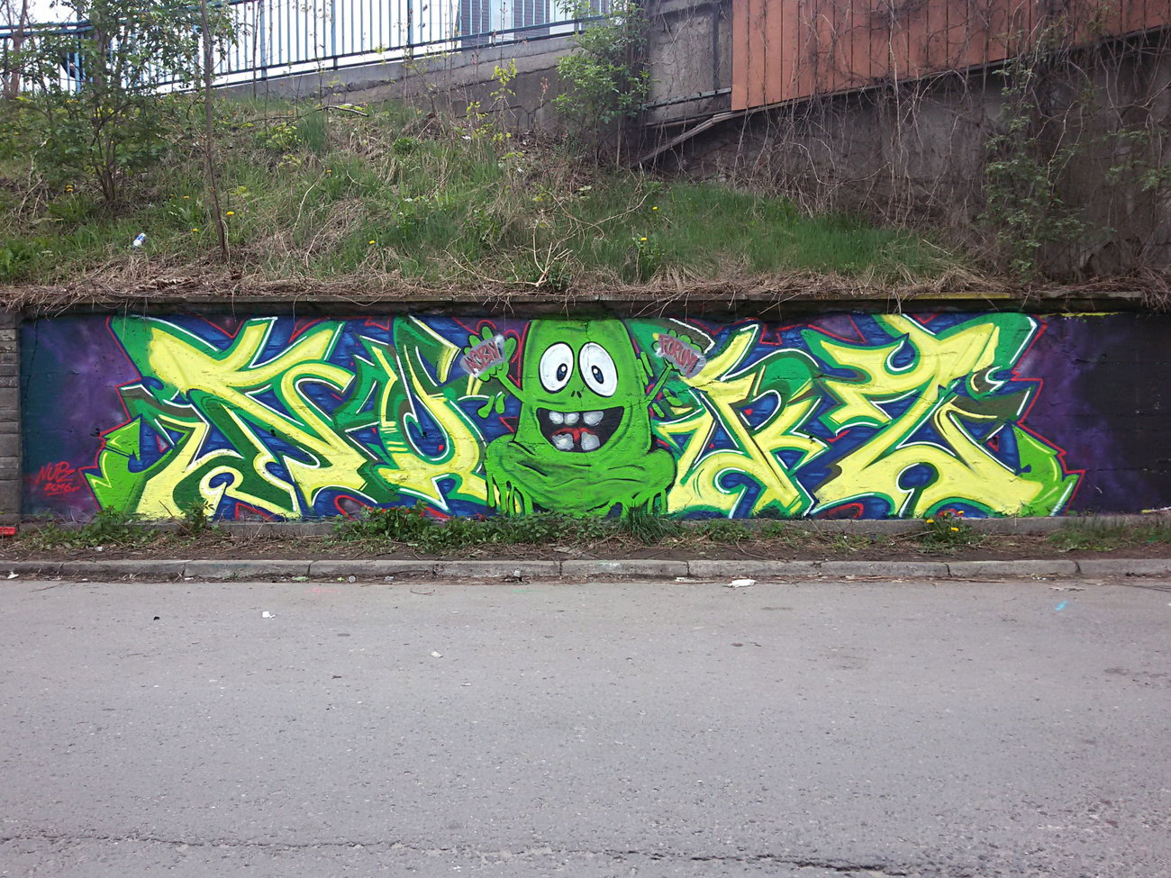 Graffiti Wall - Photo by NupzerOne - Jam, Cracow (2016)