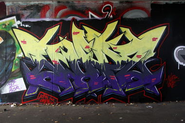 Graffiti Wall - Photo by NupzerOne - Cheltenham, Nupz (2017)