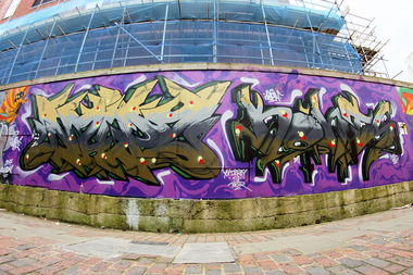 Graffiti Wall in Mali - Photo by NupzerOne - Gloucester, konts, Nupz (2017)