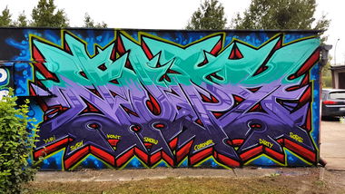 Graffiti Wall - Photo by NupzerOne (2018)