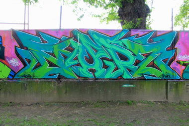 Graffiti Wall - Photo by NupzerOne - Tarnów, blachy, AC (2016)