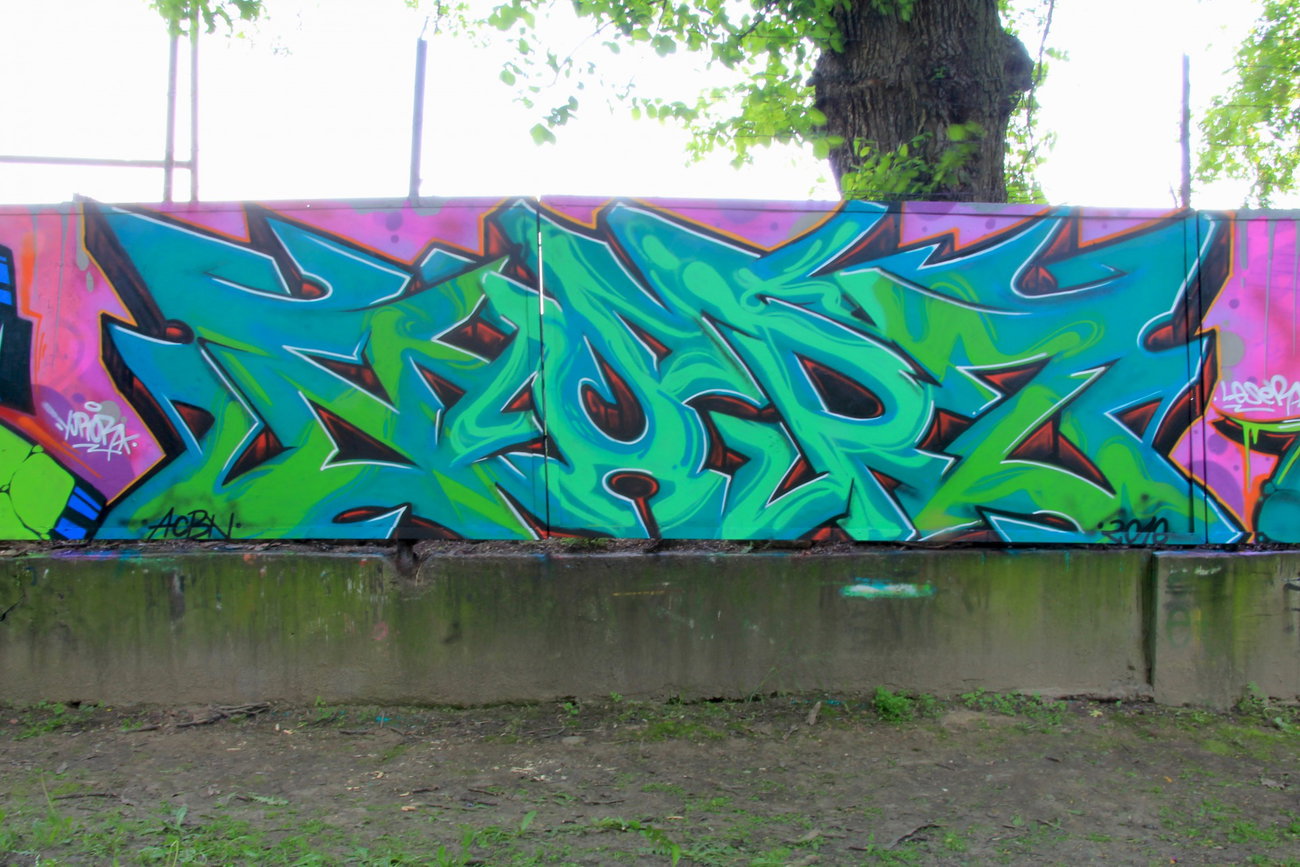 Graffiti Wall - Photo by NupzerOne - Tarnów, blachy, AC (2016)