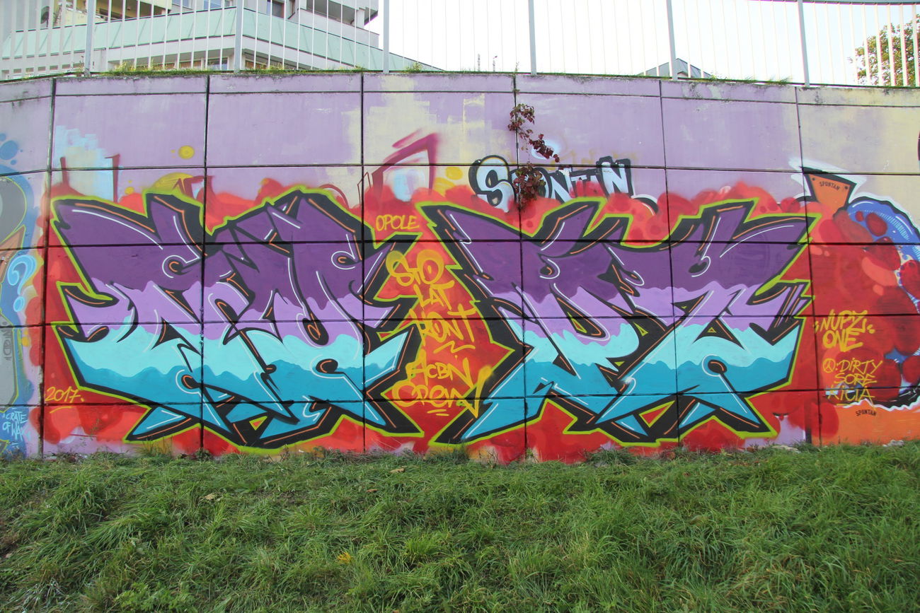 Graffiti Wall - Photo by NupzerOne - Opole, Oppeln, Nupz (2017)