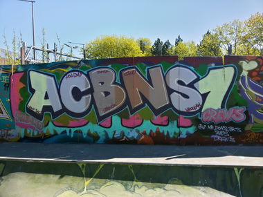 Graffiti Wall in Oslo - Photo by NupzerOne - Ac, Bn, S1 (2017)