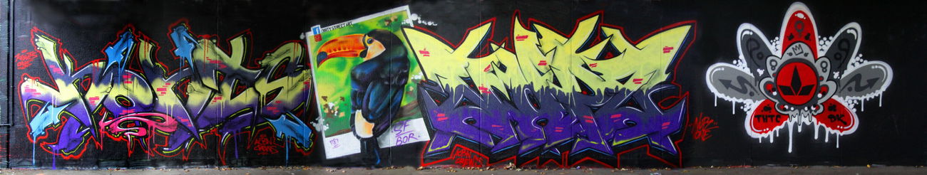 Graffiti Wall - Photo by NupzerOne - Cheltenham, Konts, Dirty (2017)