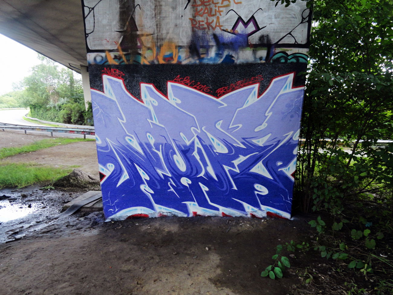 Graffiti Wall - Photo by NupzerOne - bruksela, hall, of (2016)