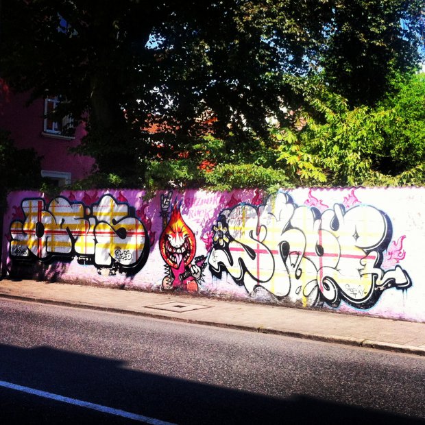 Graffiti Wall - Photo by NuseOne - konzeptmauer, bais, shop