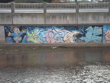 Graffiti Wall - Photo by NuseOne - hall, bayreuth, graffiti