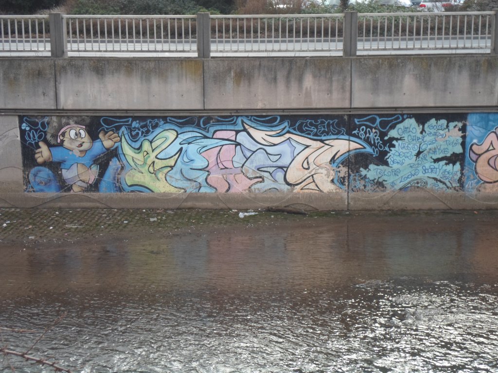 Graffiti Wall - Photo by NuseOne - hall, bayreuth, graffiti