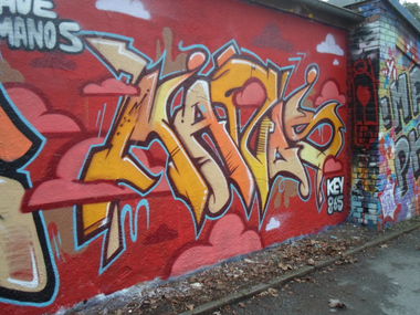 Graffiti Wall - Photo by NuseOne - manos, bayreuth, hall