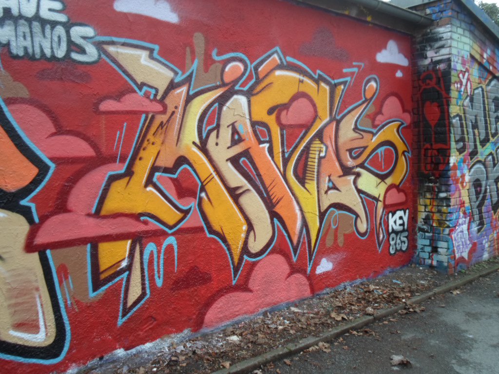 Graffiti Wall - Photo by NuseOne - manos, bayreuth, hall