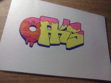 Graffiti Sketch in Lietuva - Photo by OAKEY