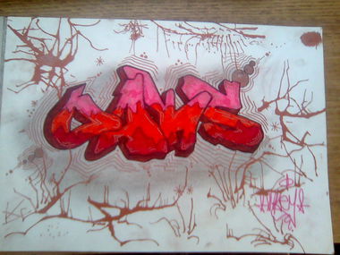 Graffiti Sketch - Photo by OAKEY