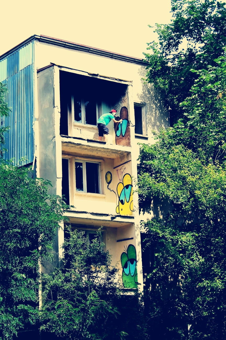 Graffiti Bombing in Deutschland - Photo by OBARERBSE030 - planeterbse, urbanartphotography, streetart (2016)