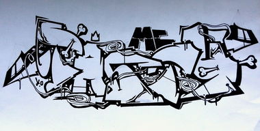 Graffiti Sketch in Chemnitz - Photo by OBER54 - ober, obar, noob (2015)