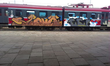 Graffiti Train - Photo by ODWALSIE - ....