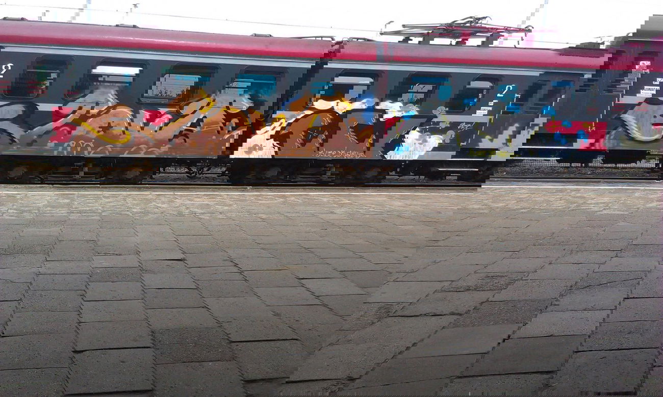 Graffiti Train - Photo by ODWALSIE - ....
