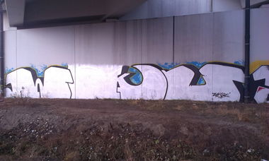 Graffiti Bombing - Photo by ODWALSIE - WKU, VOA, SEIM (2013)