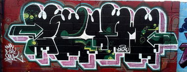 Graffiti Wall - Photo by ODWALSIE - SEIM, VOA (2014)