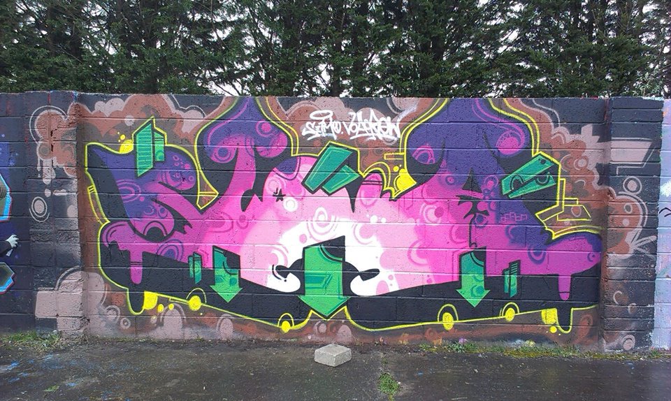 Graffiti Wall - Photo by ODWALSIE - SEIM, VOA (2014)