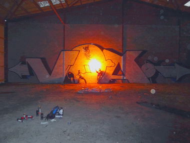 Graffiti Wall - Photo by ODWALSIE - SEIM, KMIS, SICK (2012)