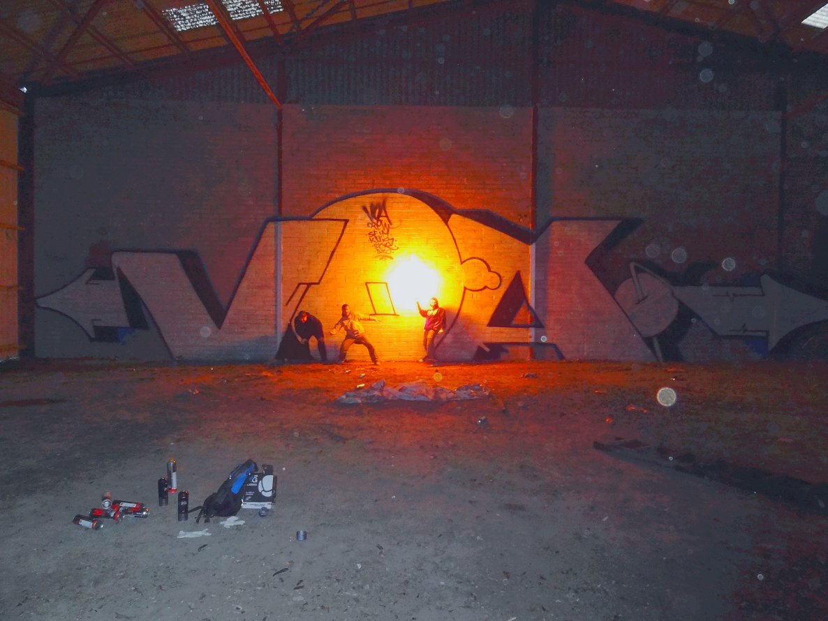 Graffiti Wall - Photo by ODWALSIE - SEIM, KMIS, SICK (2012)