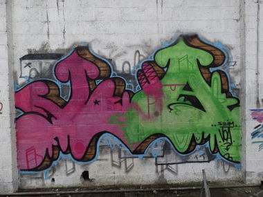 Graffiti Wall - Photo by ODWALSIE - SEIM, VOA, VOA (2013)