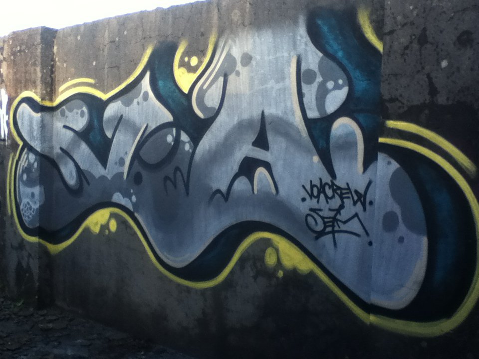Graffiti Wall - Photo by ODWALSIE - SEIM, VOA, VOA (2012)