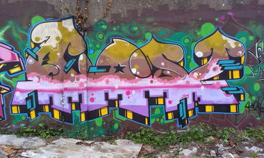 Graffiti Wall - Photo by ODWALSIE - SEIM, VOA, VOA (2014)