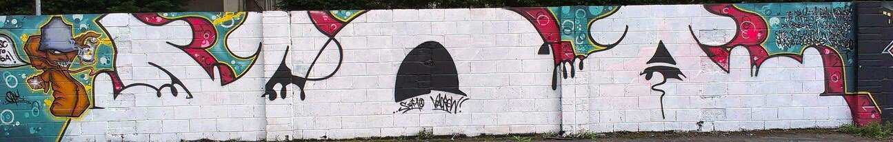 Graffiti Wall - Photo by ODWALSIE - SHUK, SEIM, ESC (2014)