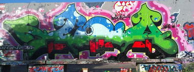 Graffiti Wall - Photo by ODWALSIE - SEIM, BERLIN, VOA (2014)