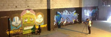 Graffiti Wall - Photo by ODWALSIE - MARCA, MIX, MARK (2014)