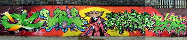 Graffiti Wall - Photo by ODWALSIE - ESC, VOA, SZO (2014)