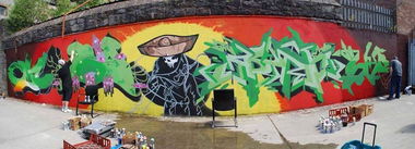 Graffiti Wall - Photo by ODWALSIE - MAKE, A, MOVE (2014)