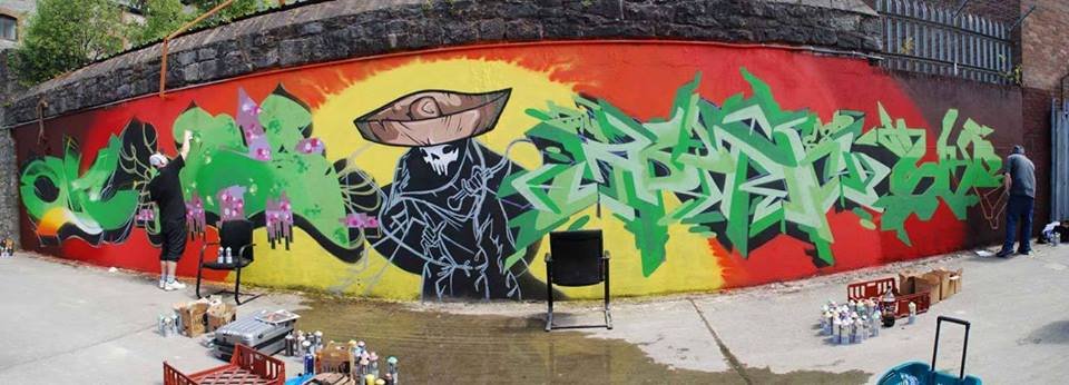 Graffiti Wall - Photo by ODWALSIE - MAKE, A, MOVE (2014)