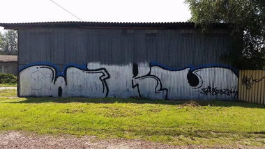 Graffiti Bombing - Photo by ODWALSIE - VOA, VOA, CREW (2014)