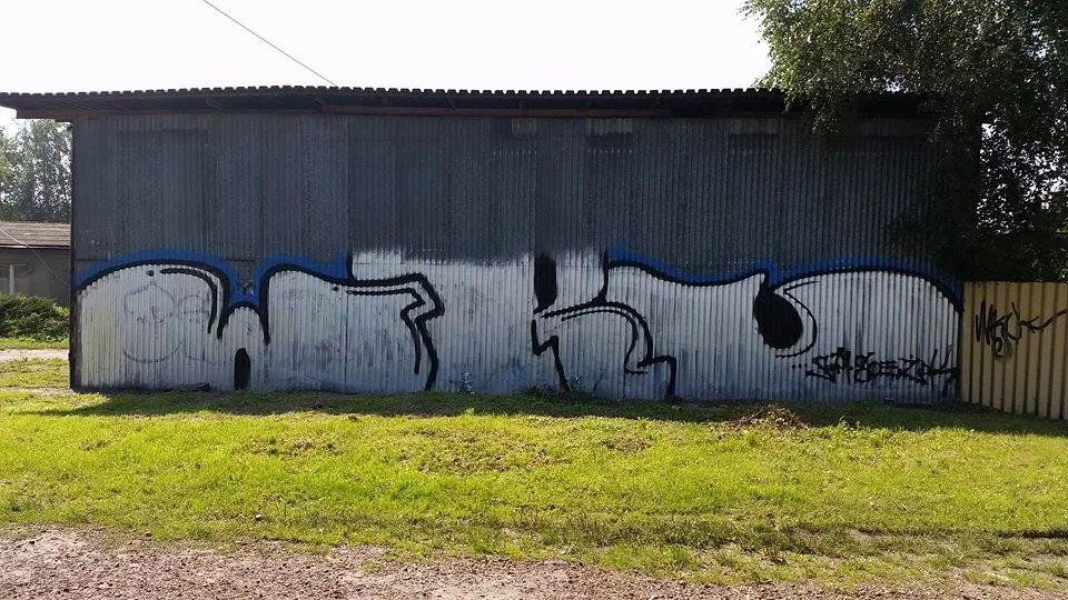 Graffiti Bombing - Photo by ODWALSIE - VOA, VOA, CREW (2014)