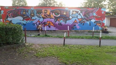 Graffiti Wall - Photo by ODWALSIE - VOA, V.O.A, VOA (2014)