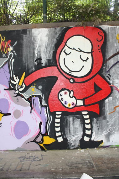 Graffiti Wall in Paris - Photo by OFELIA - parigi, ofelia (2011)