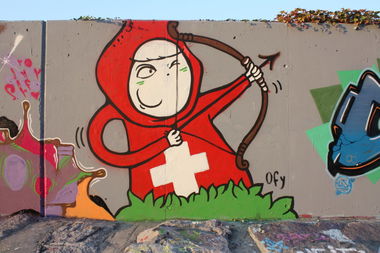 Graffiti Wall in Lucerne - Photo by OFELIA - ofelia, lucerna (2011)