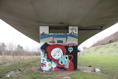 Graffiti Wall in Brussels - Photo by OFELIA - OFELIA, BRUXELLES (2013)