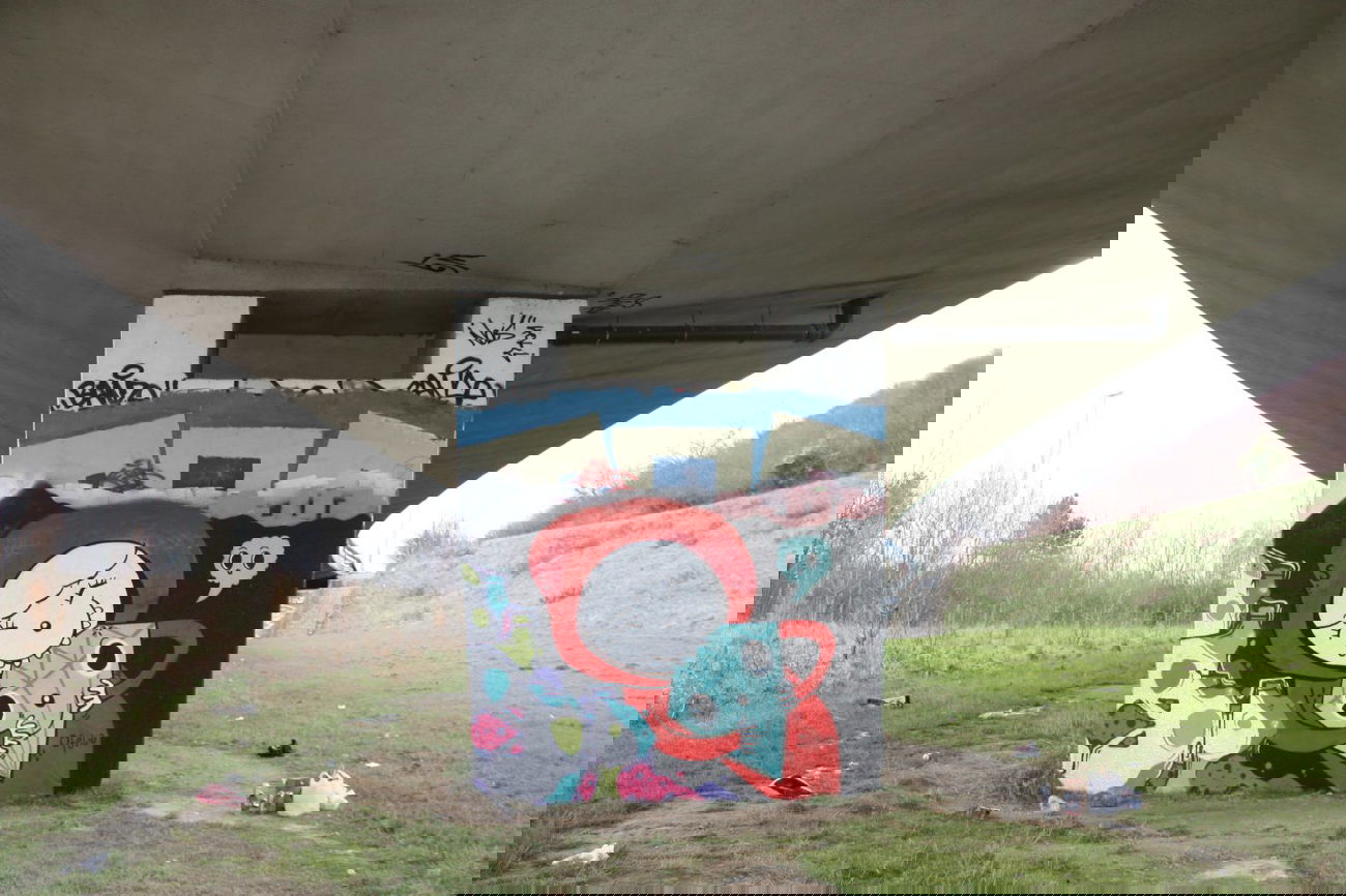 Graffiti Wall in Brussels - Photo by OFELIA - OFELIA, BRUXELLES (2013)