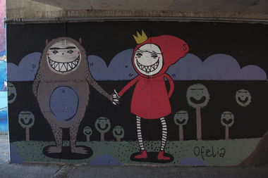 Graffiti Wall in Bolzano - Photo by OFELIA - ofelia, bolzano (2013)