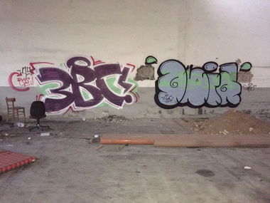 Graffiti Bombing - Photo by OHNEIDEE - 3BC, ONID (2015)